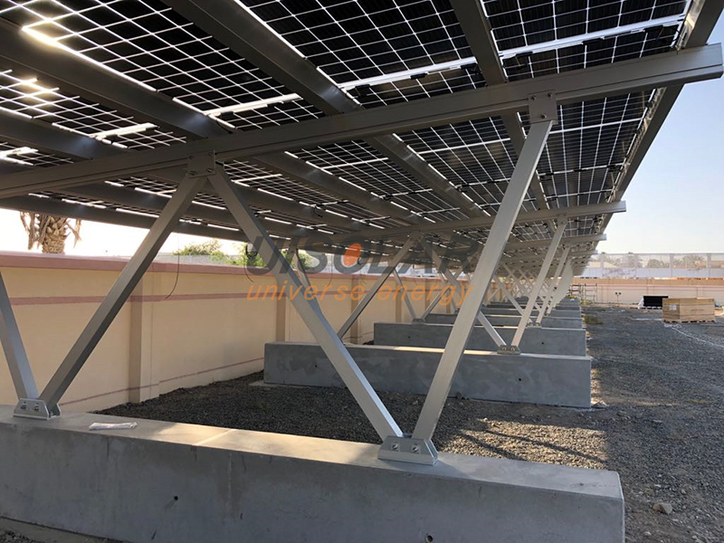 Aluminum Pile Solar Carport