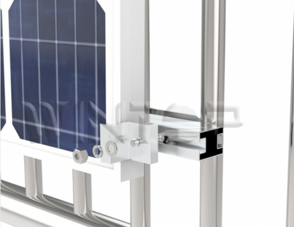 Cheap Easy Balcony Angled Solar Panel Kits – Adjustable Bracket Solution