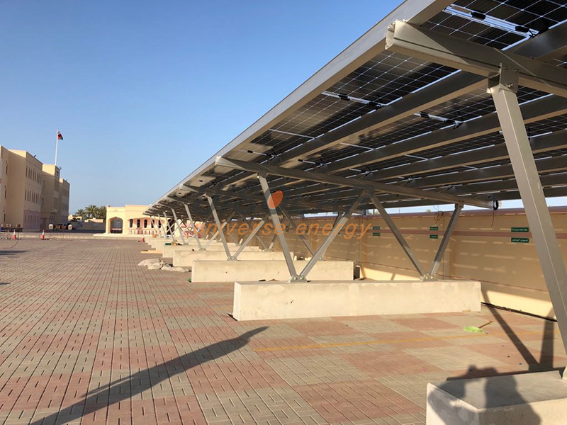 Aluminum Pile Solar Carport