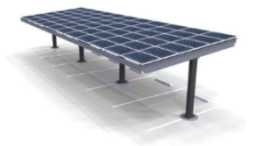 Single Column Single T – Solar Carport System