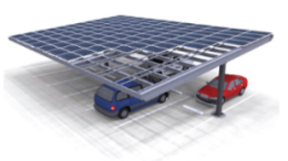 Single Column Double – Solar Carport System