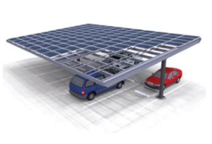 Single Column Double – Solar Carport System
