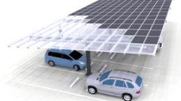 Double Purlin Over with End Cantilever – Solar Carport System