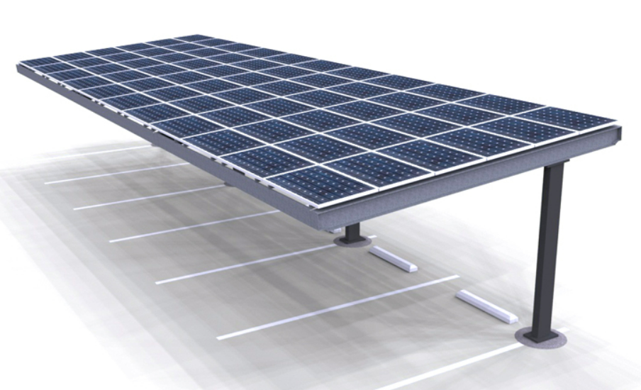 Single Column Single – Solar Carport System