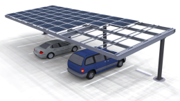 Single Column Single – Solar Carport System