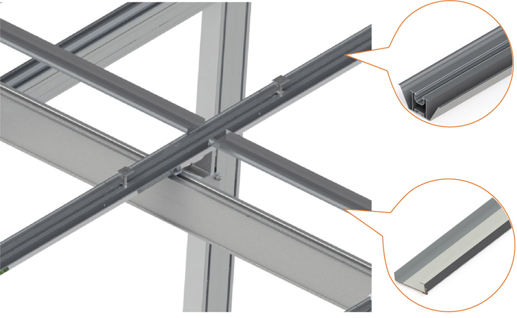 BIPV Waterproof Carport Solar Mounting System