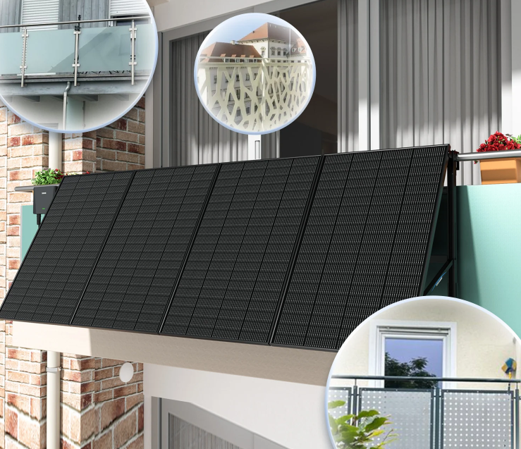 Wholesale Easy Balcony Angled Solar Panel Kits – Bulk Discounts Available
