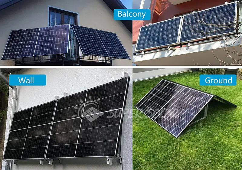 Quick Install Balcony Solar Kits – Angled Mounts for Better Sunlight Capture
