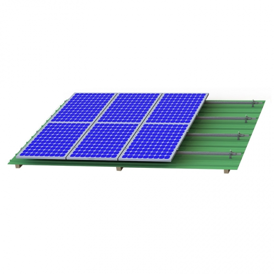 Trapezoidal Solar Roofing Mounting System