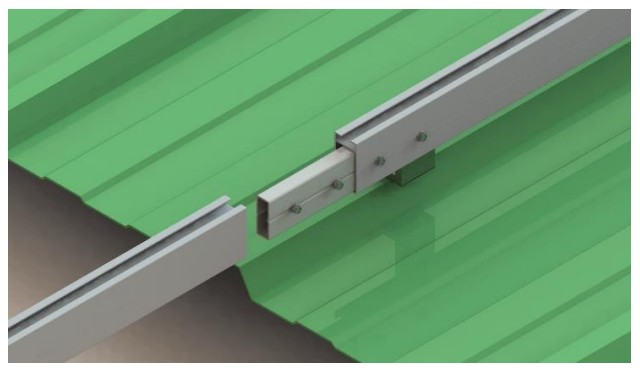 Trapezoidal Solar Roofing Mounting System