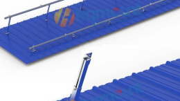 Flat Tin Roof Adjustable Tilt Solar Mounting System