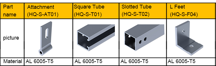 Flat Tin Roof Adjustable Tilt Solar Mounting System