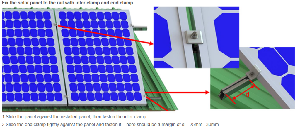 Flat Tin Roof Adjustable Tilt Solar Mounting System