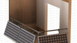 3-Side Adjustable Balcony Solar Mount – Pre-Assembled Mounting Rack for Vertical or Landscape Panels