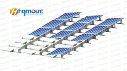 BR6 Adjustable Height Flat Roof Ballasted Solar Mounting System – Lightweight Aluminum Brackets