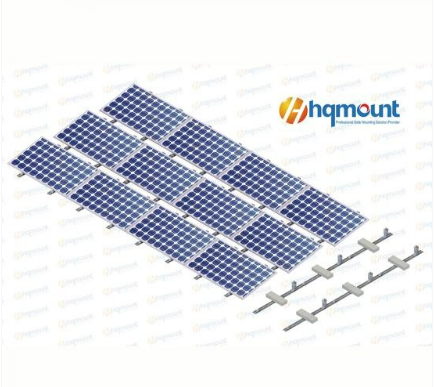 BR6 Adjustable Height Flat Roof Ballasted Solar Mounting System – Lightweight Aluminum Brackets