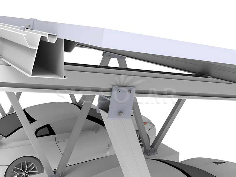 Solar Aluminum Carport Mounting System
