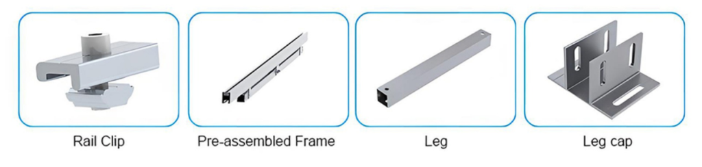 Solar Aluminum Carport Mounting System