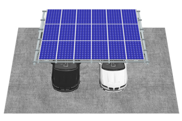 Single Pole Solar Carport System