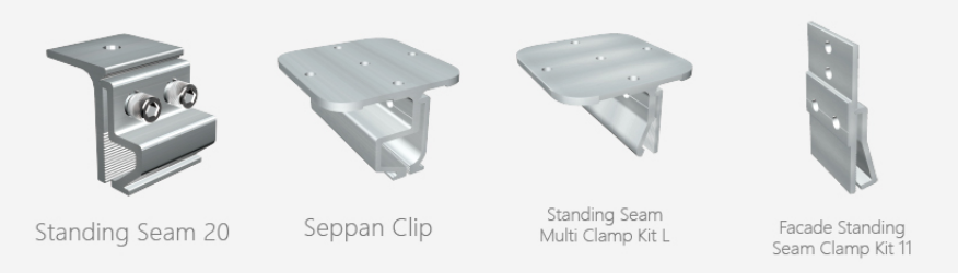 Standing Seam Metal Roof Solar Clamps