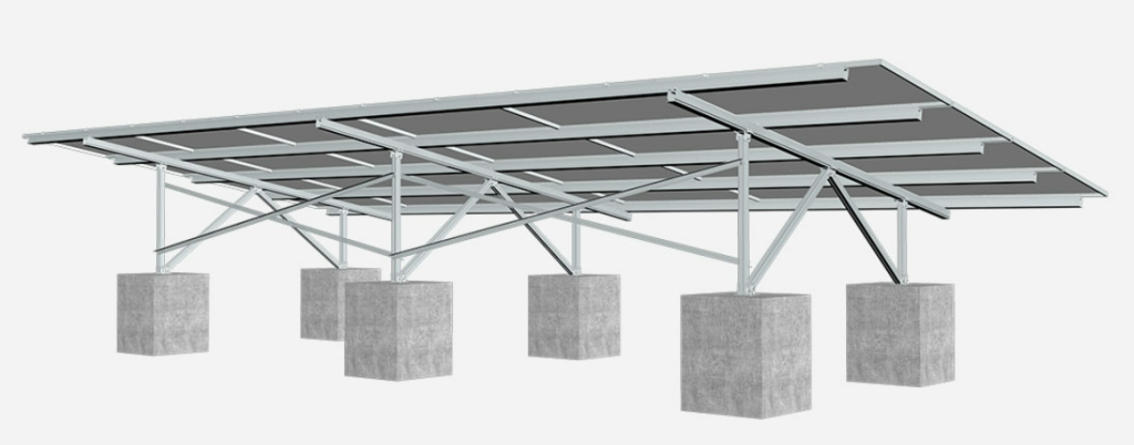 Ground Solar Panel Racking System GT4