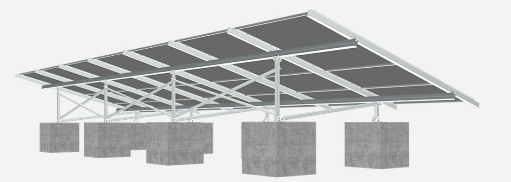 Ground Solar Panel Racking System GT6