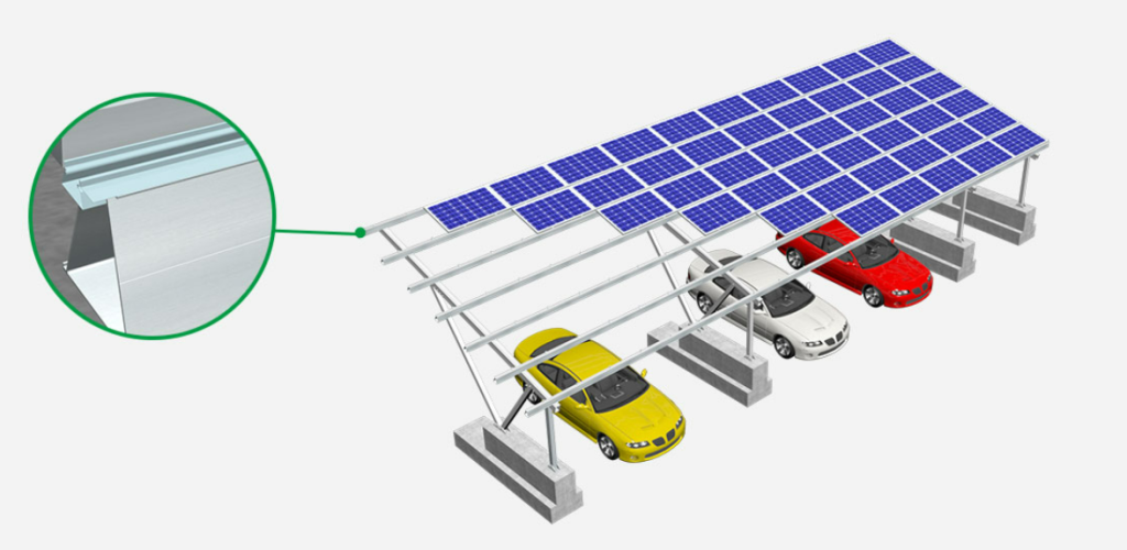Waterproof Solar Carport Mounting System