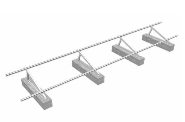 Flat Roof Adjustable Tilt Solar Mounting System – Matrix II