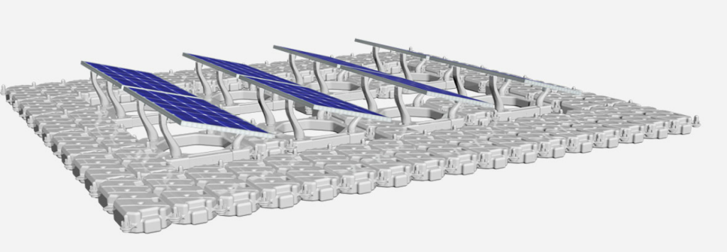 Floating PV System G4S – MRac Floating Solar Mounting Solution