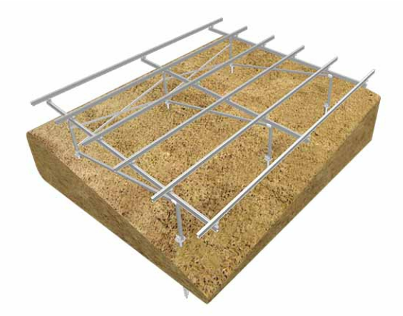 Slope Ground Solar Panel Mounting System
