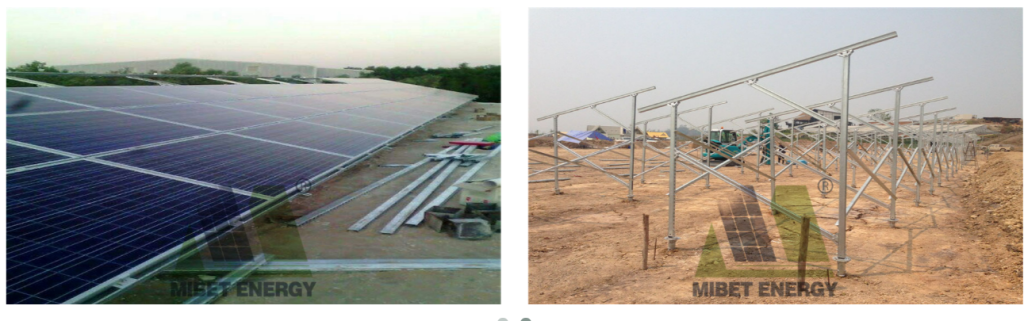Slope Ground Solar Panel Mounting System