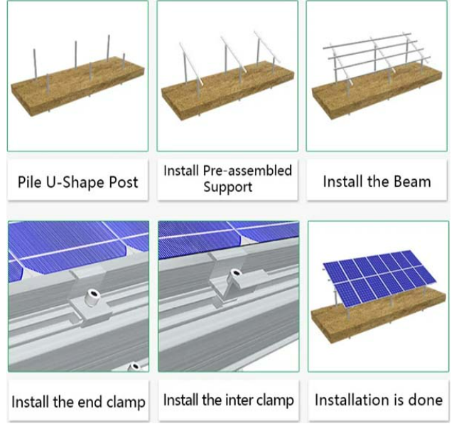Ground Solar Panel Racking System – MRac GT8