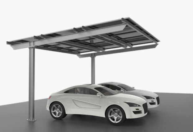 Single Column Carport Mounting System Carbon Steel