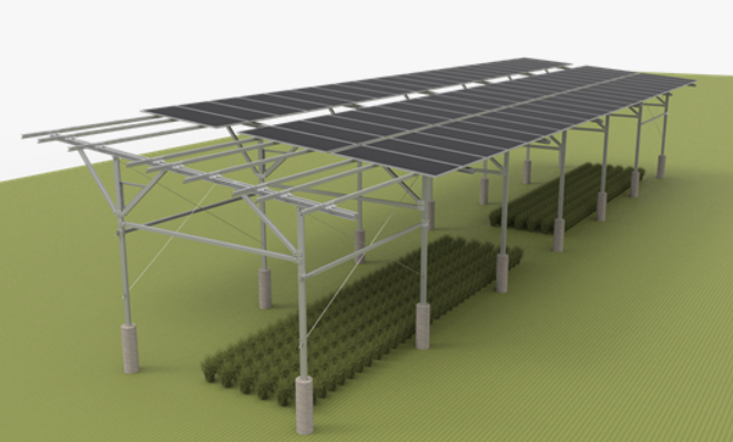 Slope Type Farm Mounting System Carbon Steel