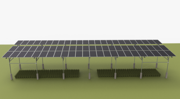Slope Type Farm Mounting System Carbon Steel