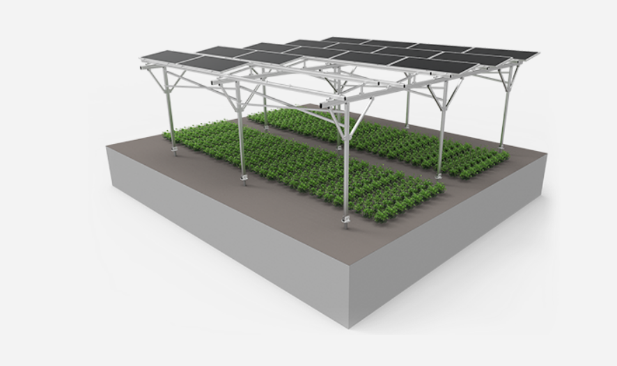 Aluminum Slope Type Farm Mounting System