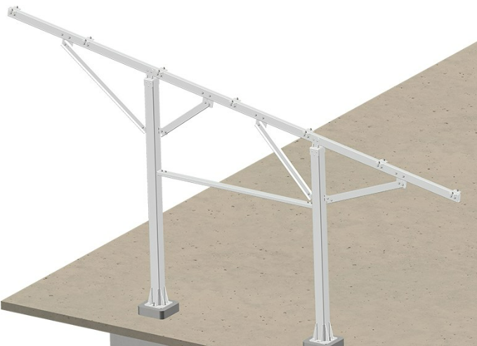 Double Post Mounting System DIY PV Carport Kit – Double Post Mounting System