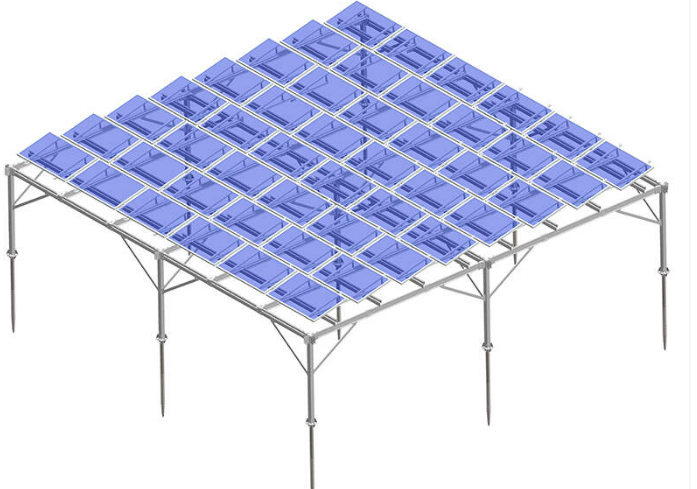 Steel Agricultural Farm Solar Mounting System – C Type Carbon Steel