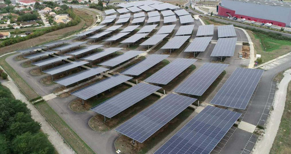 Tripsolar Steel Double Solar Carport Mounting System