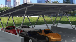 Tripsolar Double Aluminum Solar Carport Mounting System