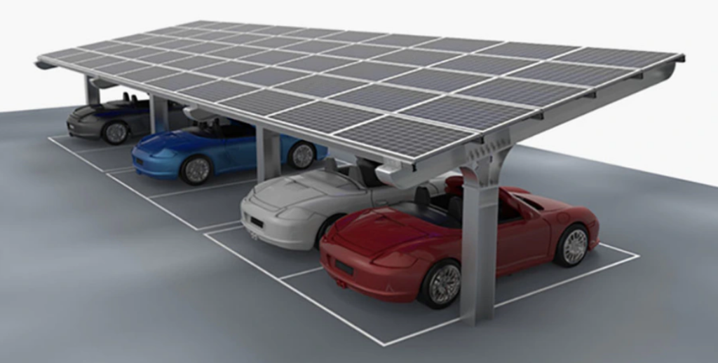 Tripsolar Steel Solar Carport Mounting System