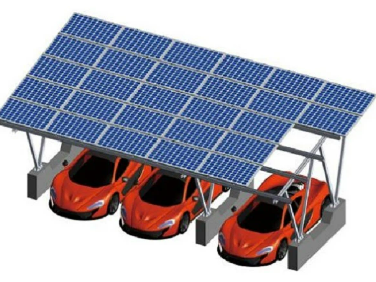 Carbon Steel Solar Carport Structure Manufacturer