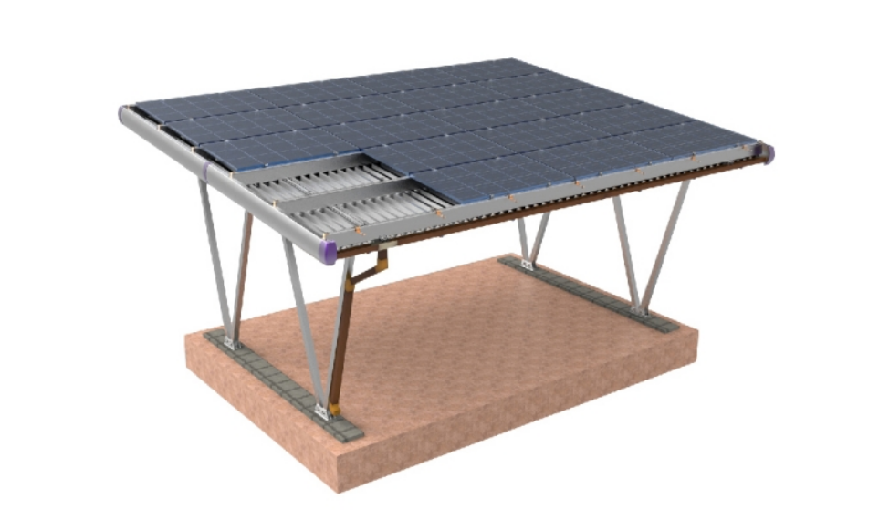 Solar Car Shed Installation Structure – Waterproof & Windproof