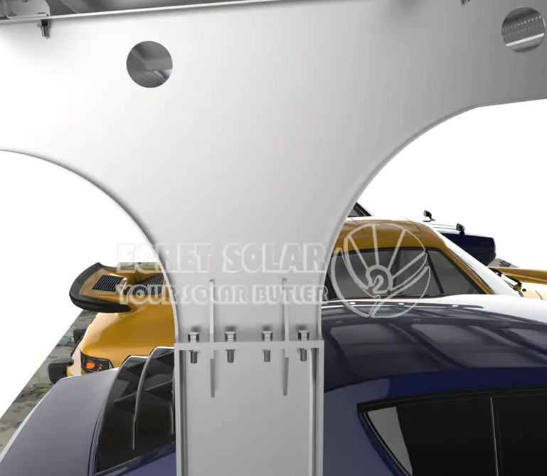 Single Post Solar Carport System | Space-Saving, Durable, and Efficient