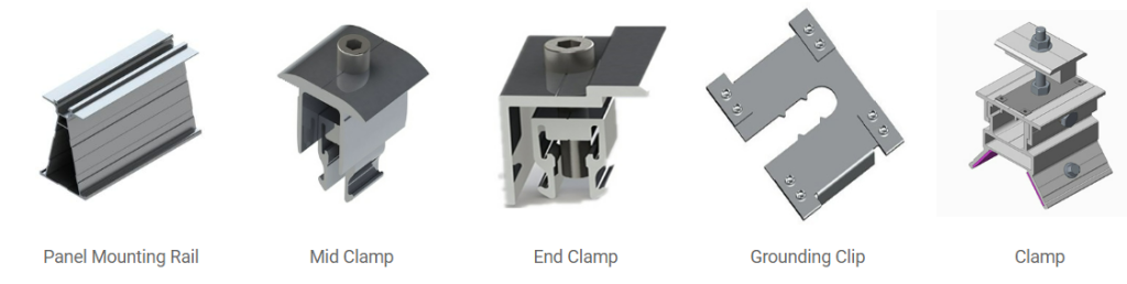 L-type Waterproof Solar Carport Mounting System