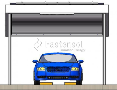 L-type Waterproof Solar Carport Mounting System