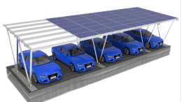 Solar Car Parking Carport Structure Mount