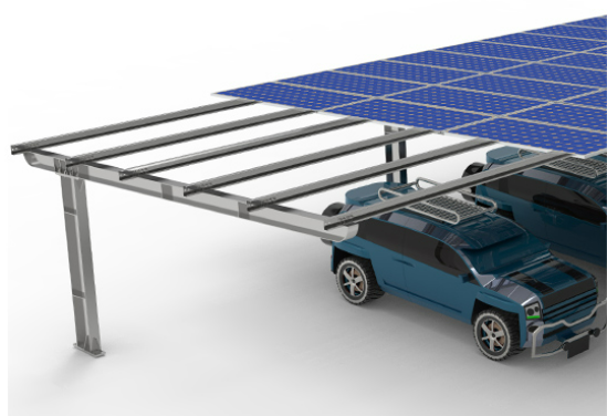 AS Steel Solar Carport Ground Mounts