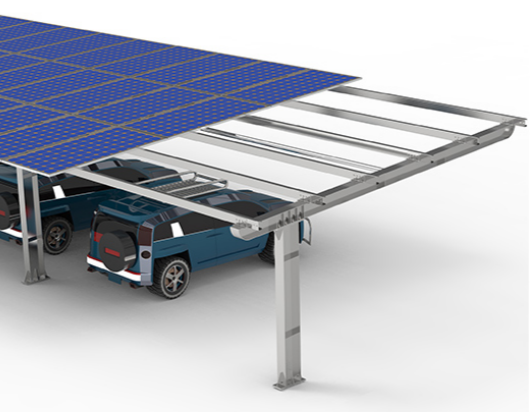 AS Steel Solar Carport Ground Mounts