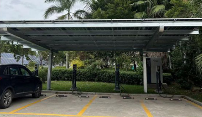 AS Solar Steel Carport Parking Structures